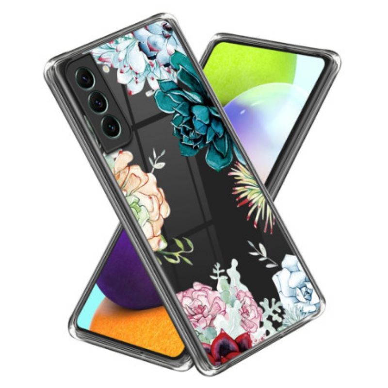 Cover Hoesje Samsung Galaxy S24 Plus 5g Telefoonhoesje Planten