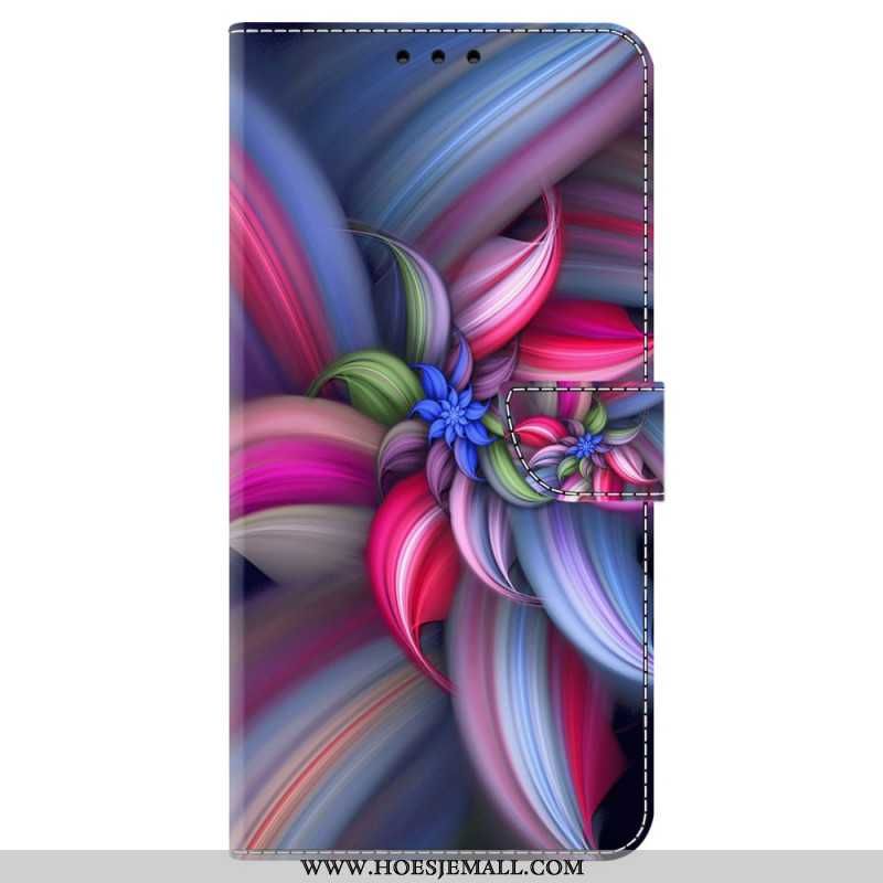 Folio-hoesje Samsung Galaxy S24 Plus 5g Kleurrijke Bloemen