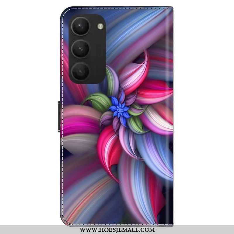 Folio-hoesje Samsung Galaxy S24 Plus 5g Kleurrijke Bloemen