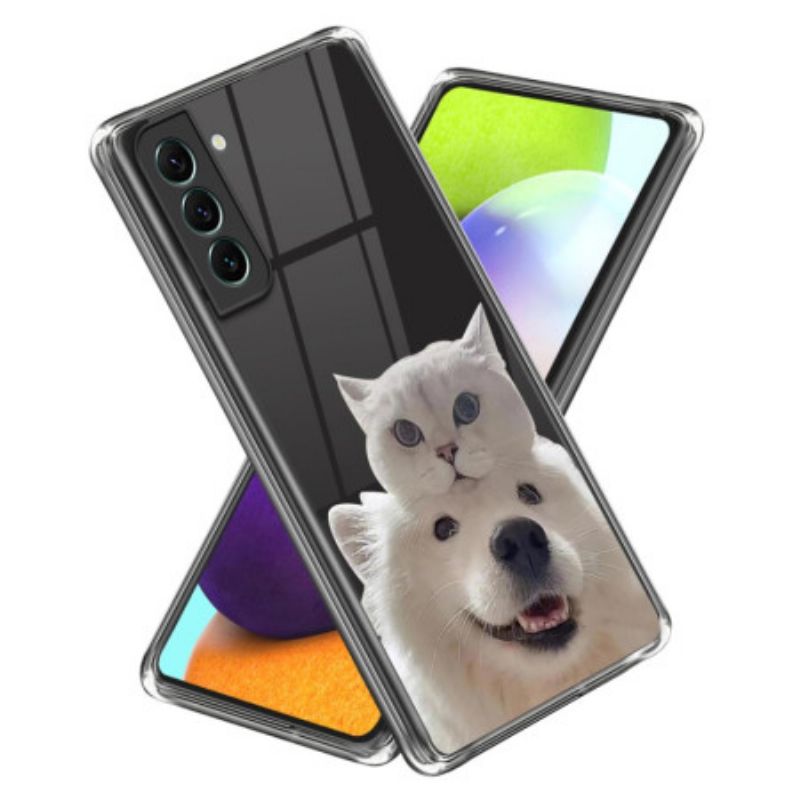 Hoesje Samsung Galaxy S24 Plus 5g Kat En Hond Bescherming Hoesje