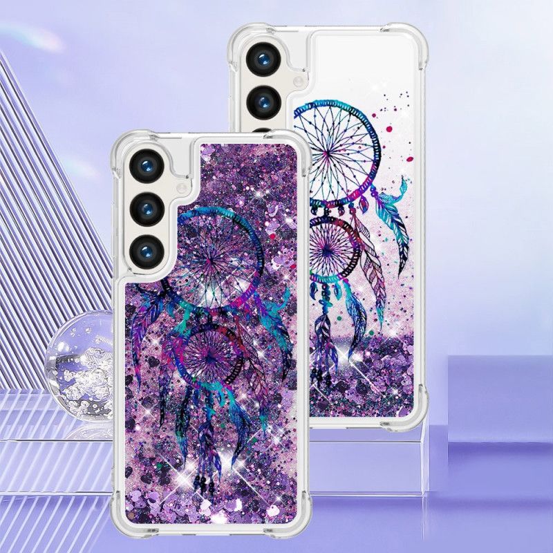 Hoesje Voor Samsung Galaxy S24 Plus 5g Vloeibare Glitter Dromenvanger