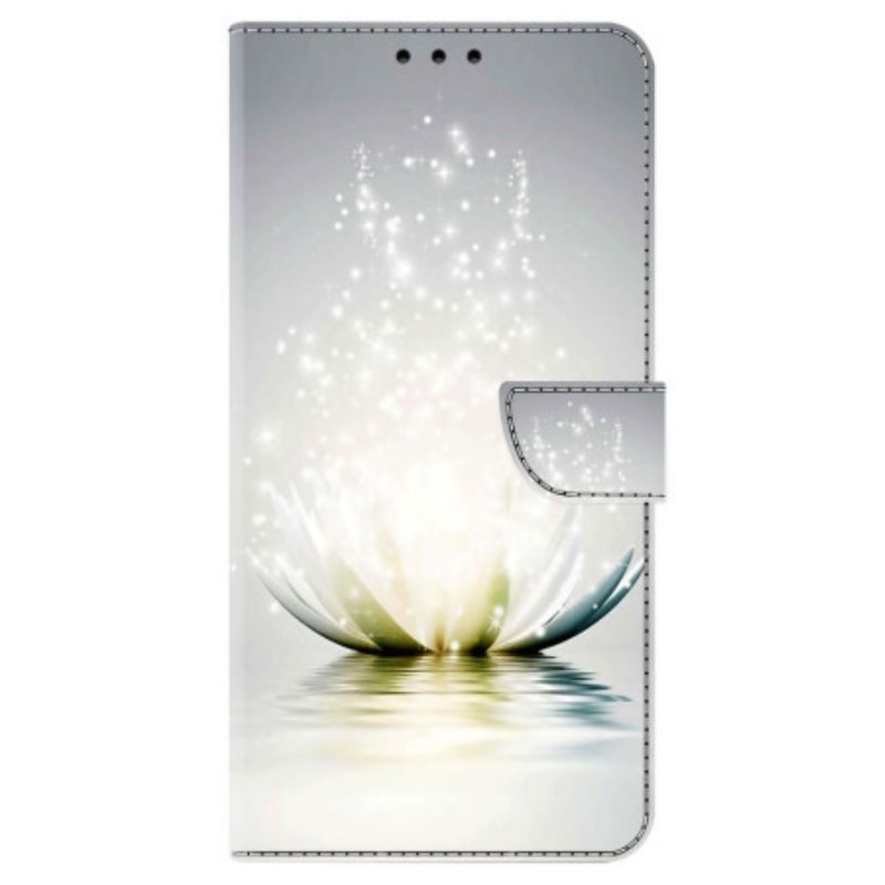 Leren Hoesje Samsung Galaxy S24 Plus 5g Lotus Bescherming Hoesje