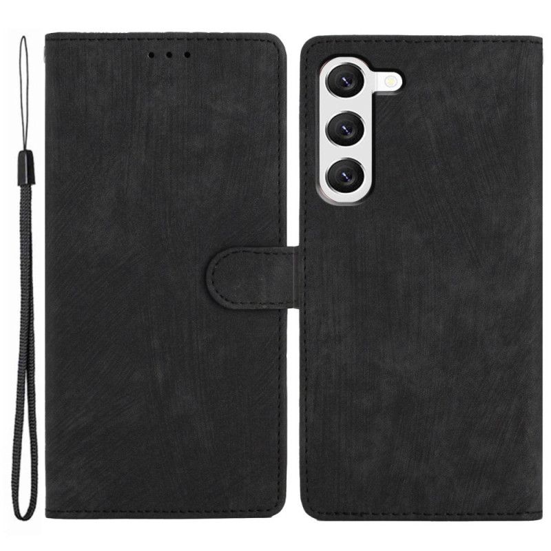 Leren Hoesje Voor Samsung Galaxy S24 Plus 5g Leren Bandstijl