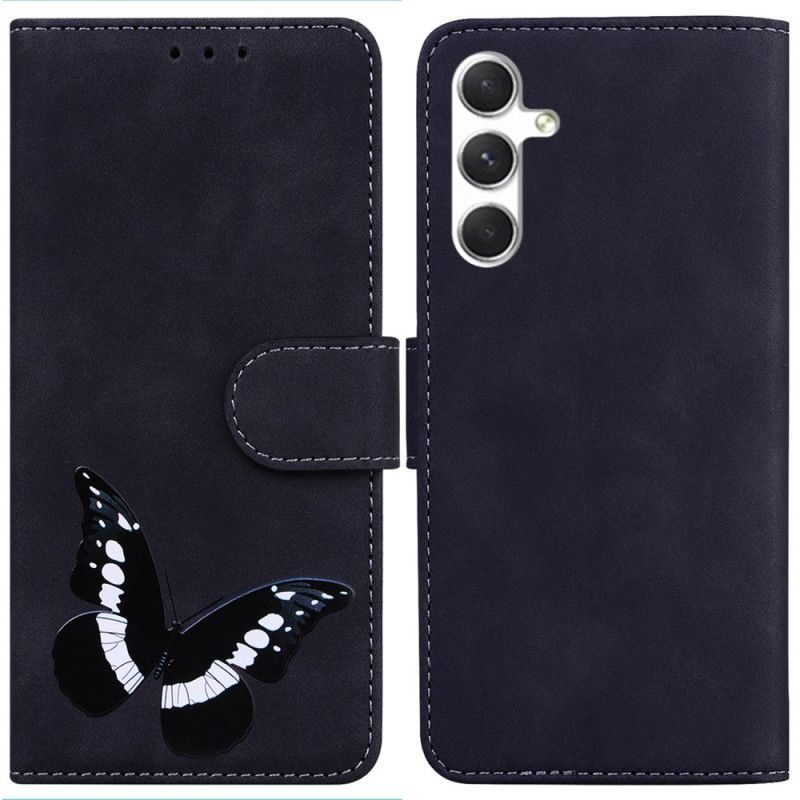 Leren Hoesje Voor Samsung Galaxy S24 Plus 5g Vlinderprint