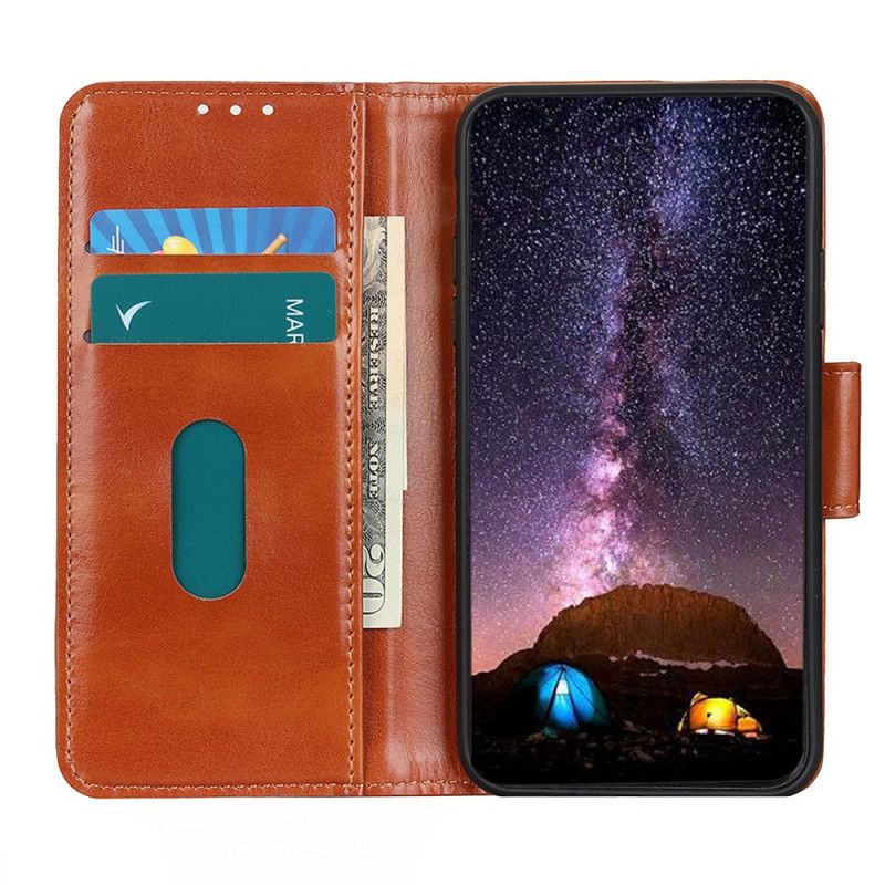 Bescherming Hoesje Samsung Galaxy S20 Zwart Traditionele Leerstijl