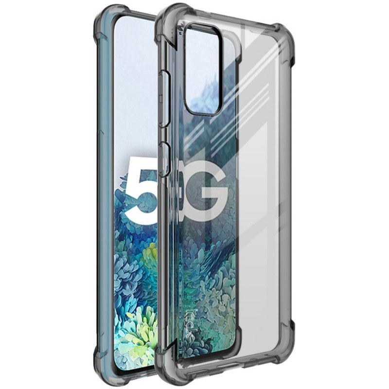 Case Hoesje Samsung Galaxy S20 Transparant Zwart Telefoonhoesje Transparant Zijdeachtig Imak