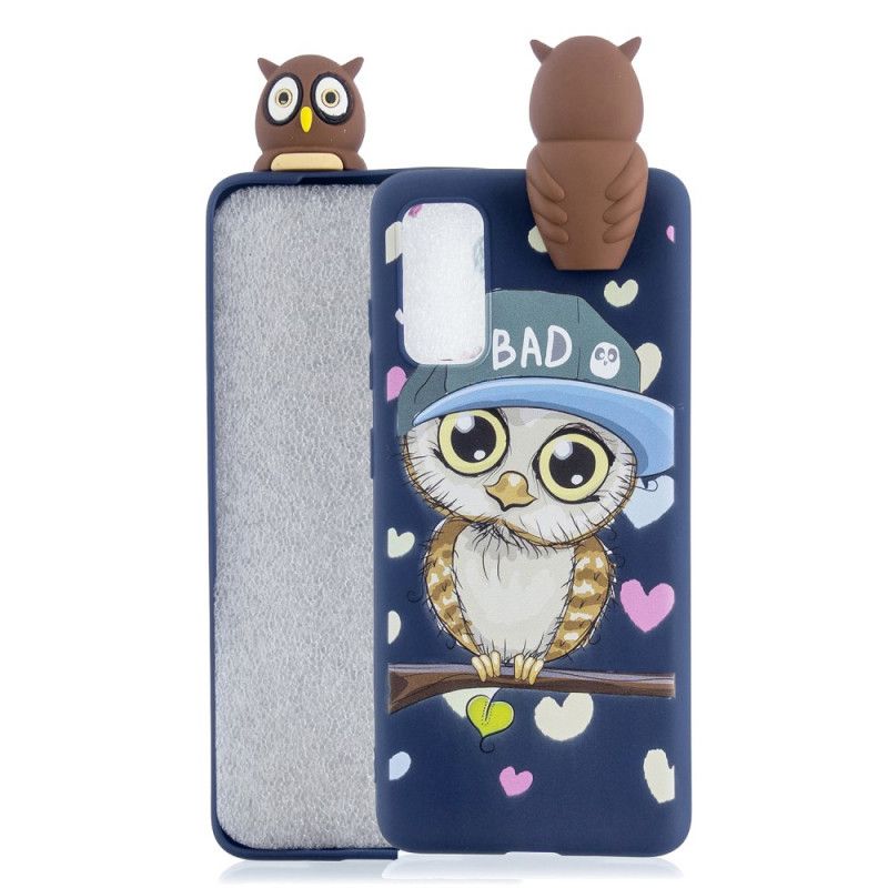 Hoesje Samsung Galaxy S20 3D Slechte Uil