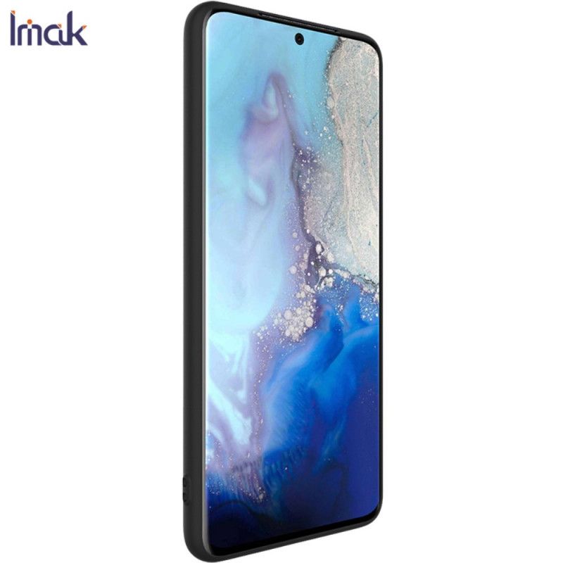 Hoesje Samsung Galaxy S20 Donkerblauw Zwart Uc-1 Serie Siliconen Mat Imak
