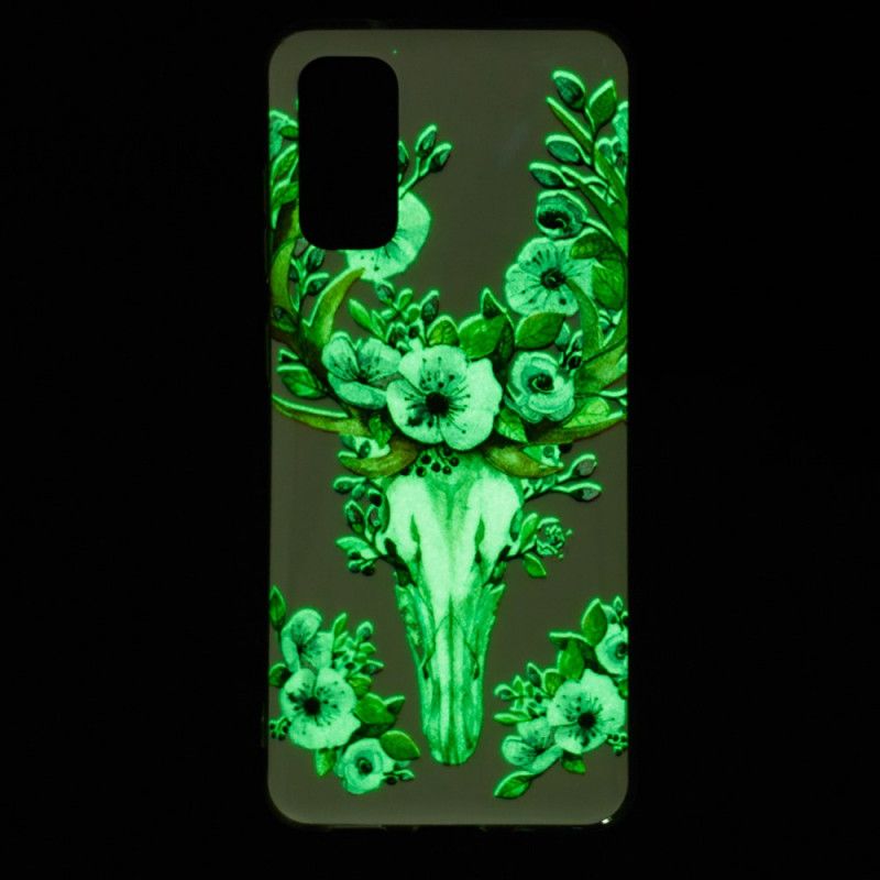 Hoesje Samsung Galaxy S20 Fluorescerende Bloeiende Eland