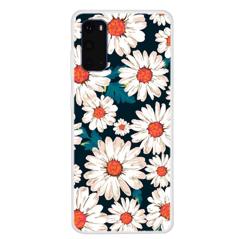 Hoesje Samsung Galaxy S20 Madeliefjes