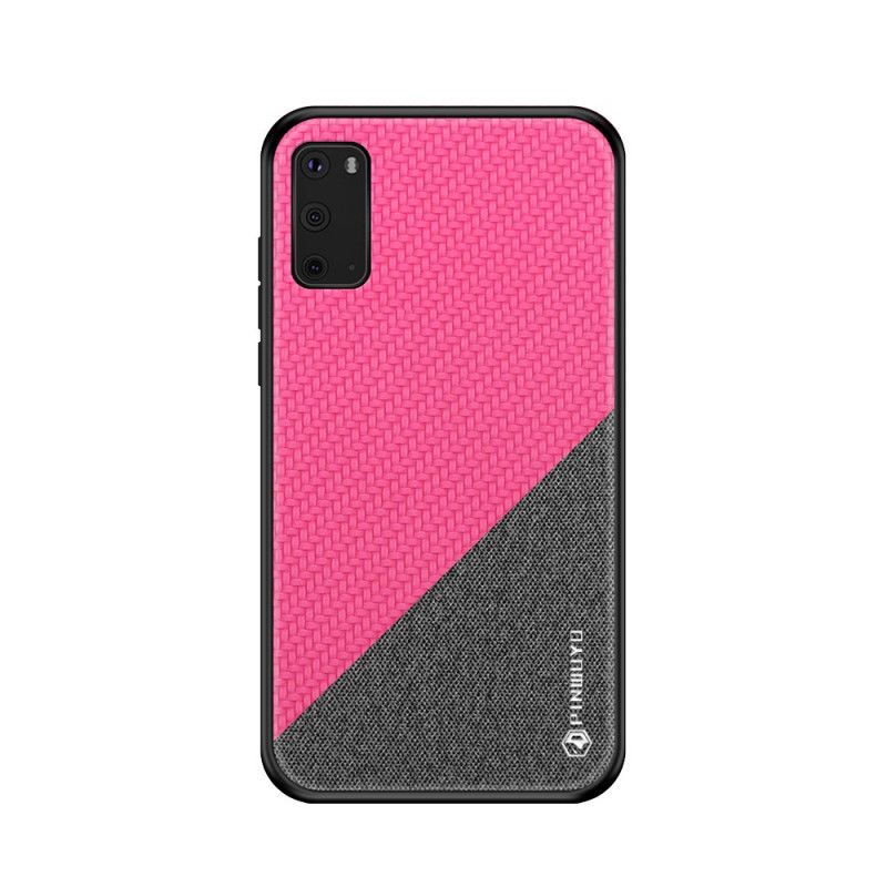 Hoesje Samsung Galaxy S20 Magenta Zwart Pinwuyo Eer-Serie