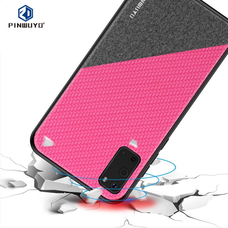 Hoesje Samsung Galaxy S20 Magenta Zwart Pinwuyo Eer-Serie