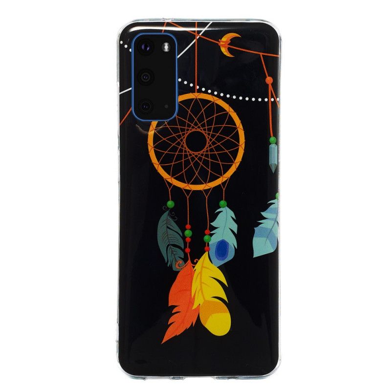 Hoesje Samsung Galaxy S20 Telefoonhoesje Unieke Fluorescerende Dromenvanger