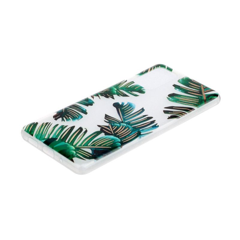 Hoesje Samsung Galaxy S20 Transparant Groen Blad