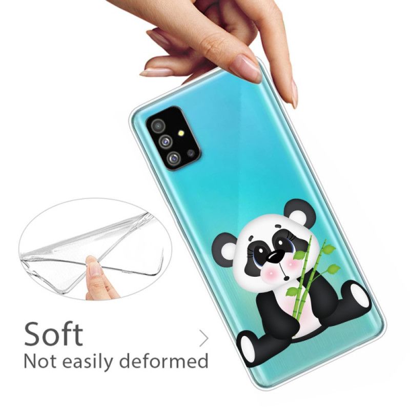 Hoesje Samsung Galaxy S20 Transparante Droevige Panda