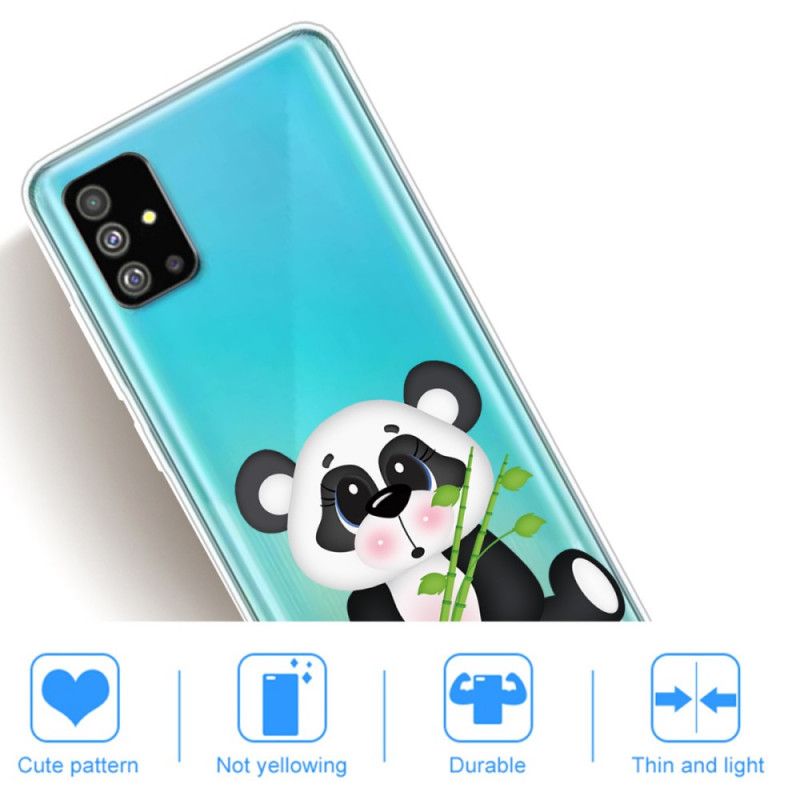 Hoesje Samsung Galaxy S20 Transparante Droevige Panda