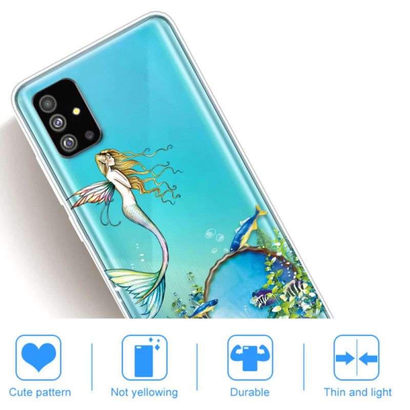 Hoesje voor Samsung Galaxy S20 Blauwe Sirene