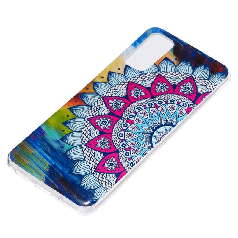 Hoesje voor Samsung Galaxy S20 Fluorescerende Mandala