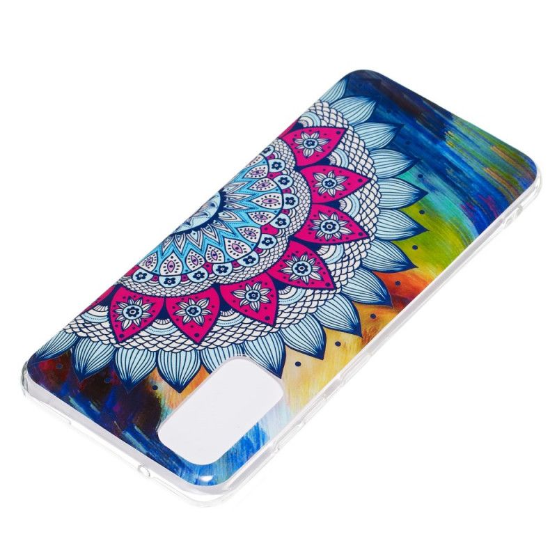 Hoesje voor Samsung Galaxy S20 Fluorescerende Mandala