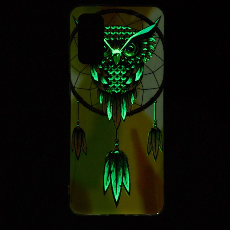 Hoesje voor Samsung Galaxy S20 Fluorescerende Uil Dromenvanger