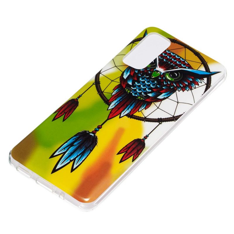 Hoesje voor Samsung Galaxy S20 Fluorescerende Uil Dromenvanger