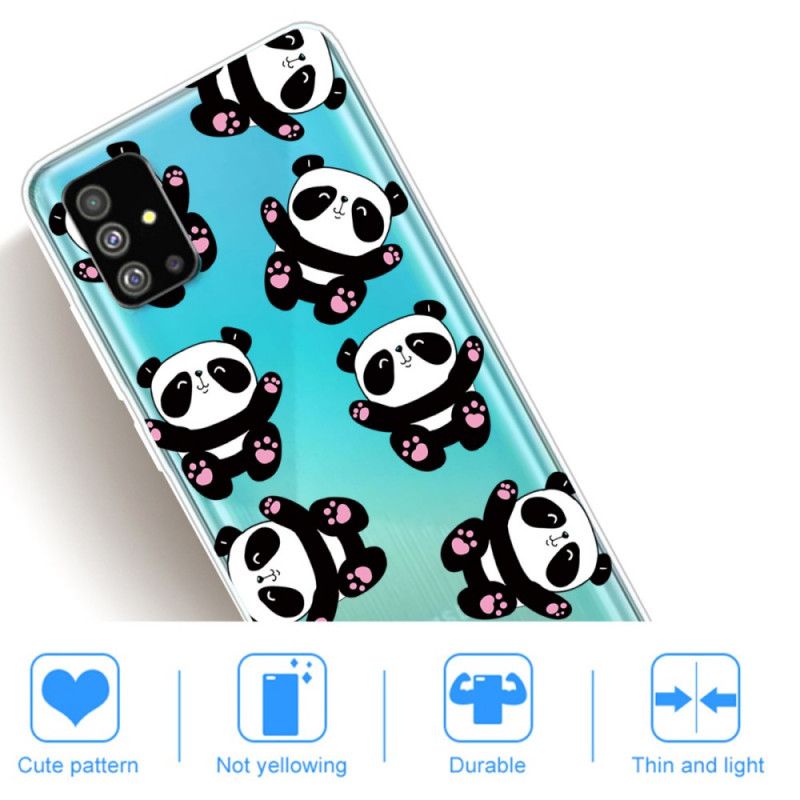 Hoesje voor Samsung Galaxy S20 Leuke Panda'S