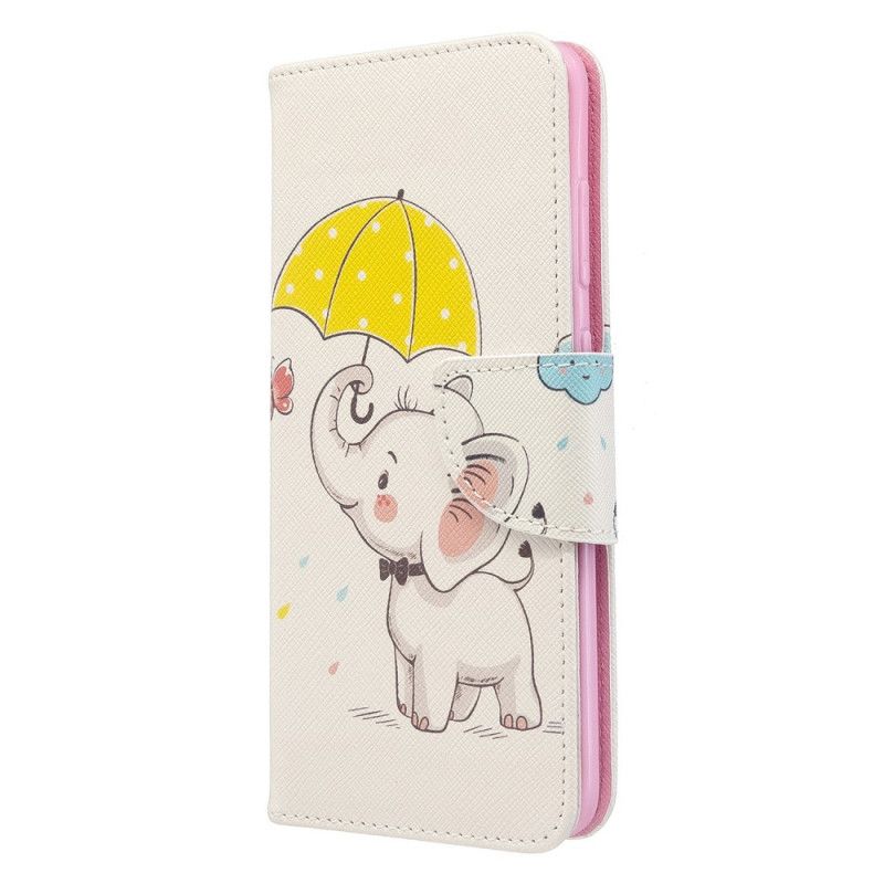 Leren Hoesje voor Samsung Galaxy S20 Babyolifant