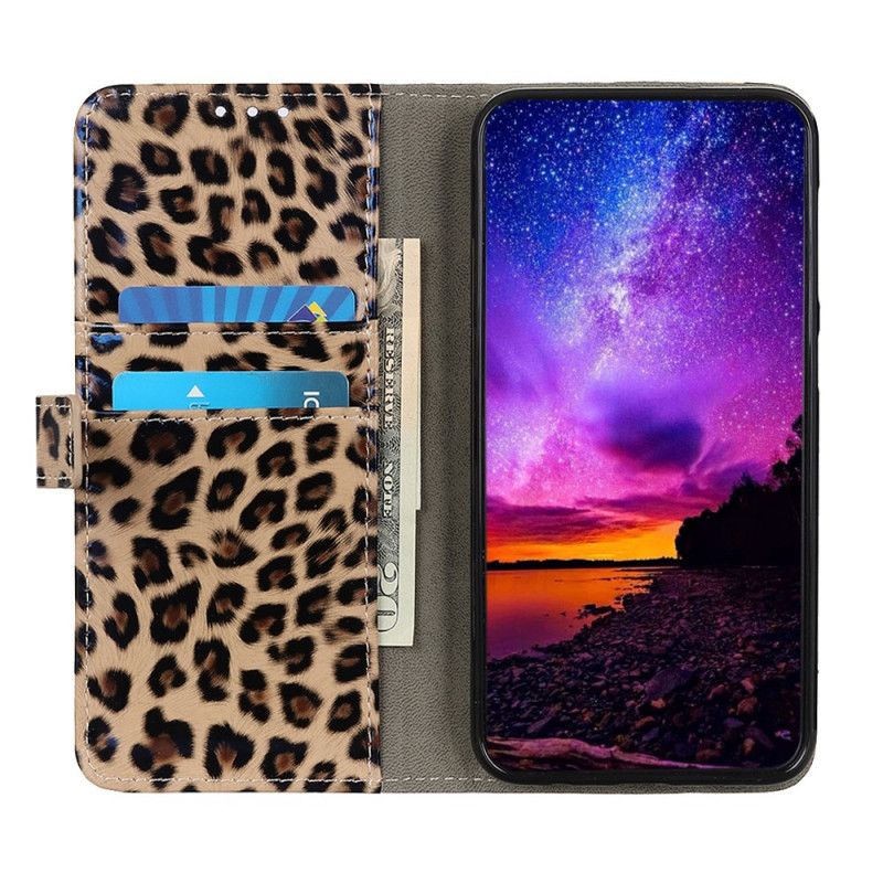 Flip Case Leren Huawei Nova 9 Pro / Honor 50 Pro Eenvoudige Leopard