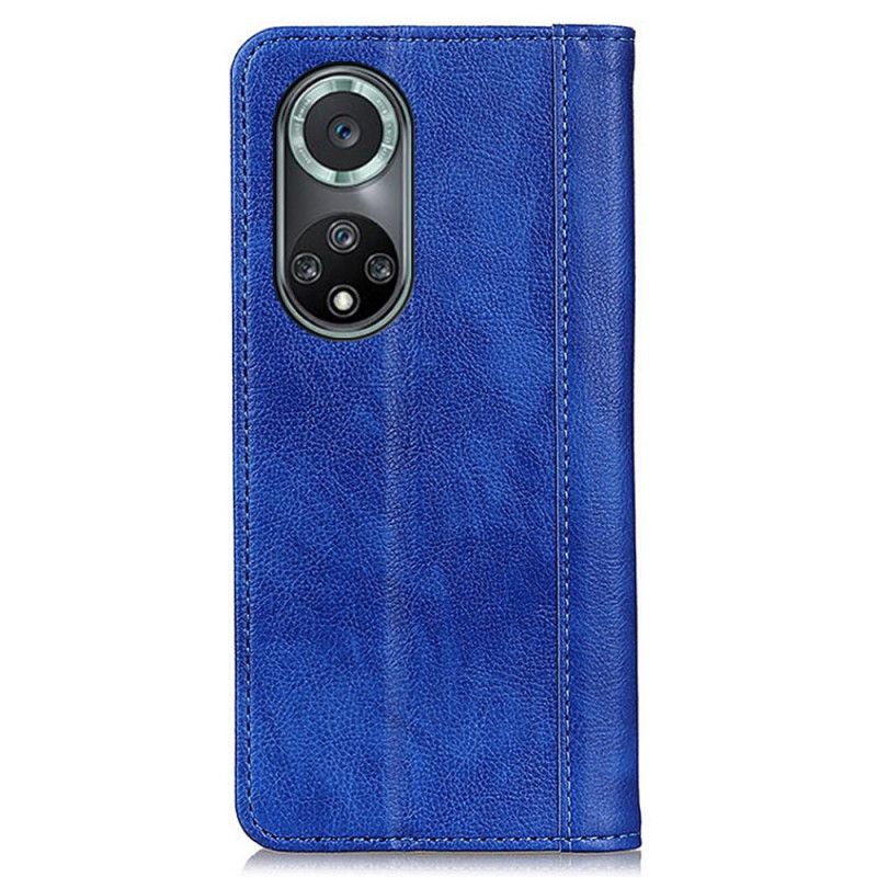 Folio-hoesje Huawei Nova 9 Pro / Honor 50 Pro Elegance Split Litchi Leer