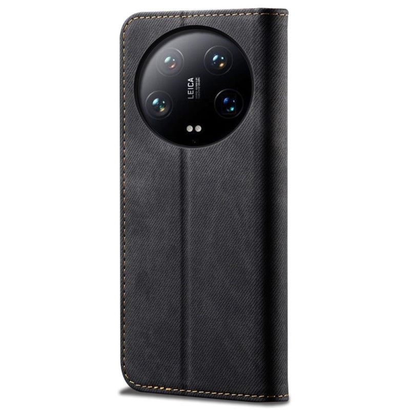 Folio-hoesje Xiaomi 14 Ultra Telefoonhoesje Stof