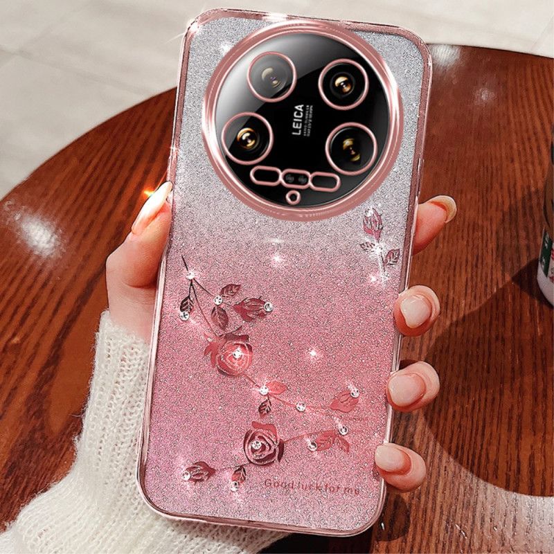 Hoesje Xiaomi 14 Ultra Kadem Glitter Bescherming Hoesje