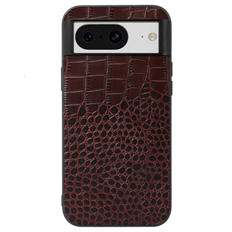 Case Hoesje Google Pixel 8 Telefoonhoesje Krokodiltextuur