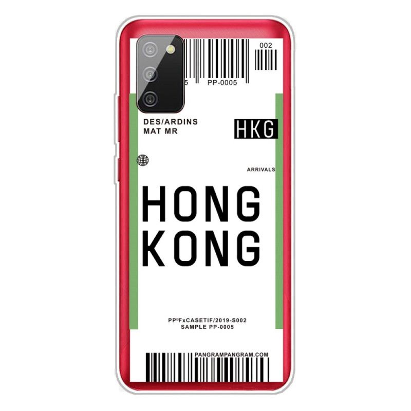 Cover Hoesje Samsung Galaxy A02s Telefoonhoesje Instapkaart Naar Hong Kong