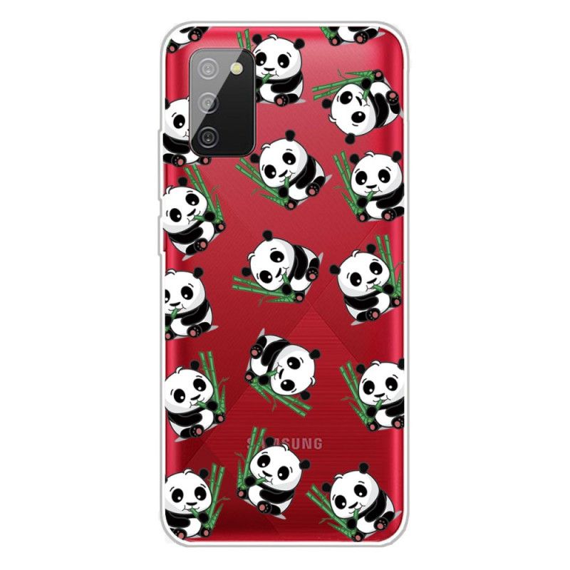 Hoesje Samsung Galaxy A02s Kleine Panda'S