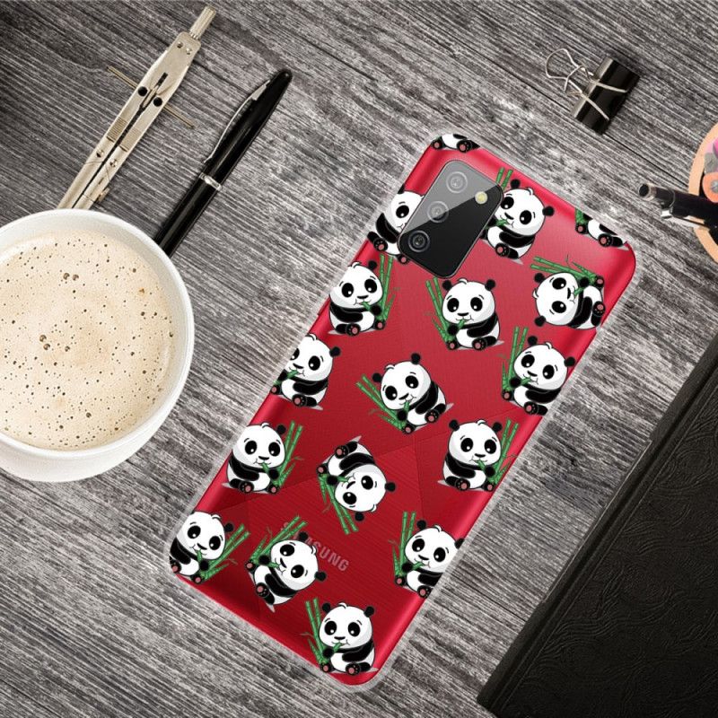 Hoesje Samsung Galaxy A02s Kleine Panda'S