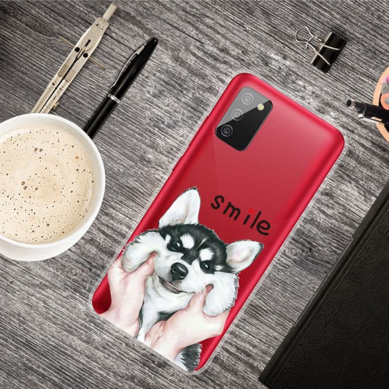 Hoesje voor Samsung Galaxy A02s Glimlach Hond