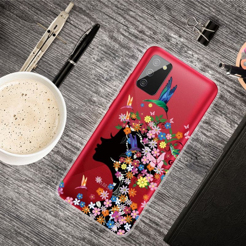 Hoesje voor Samsung Galaxy A02s Mooi Bloemhoofdje