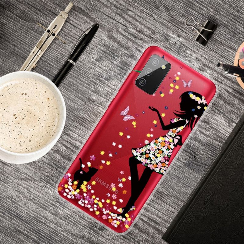 Hoesje voor Samsung Galaxy A02s Mooi Bloemhoofdje