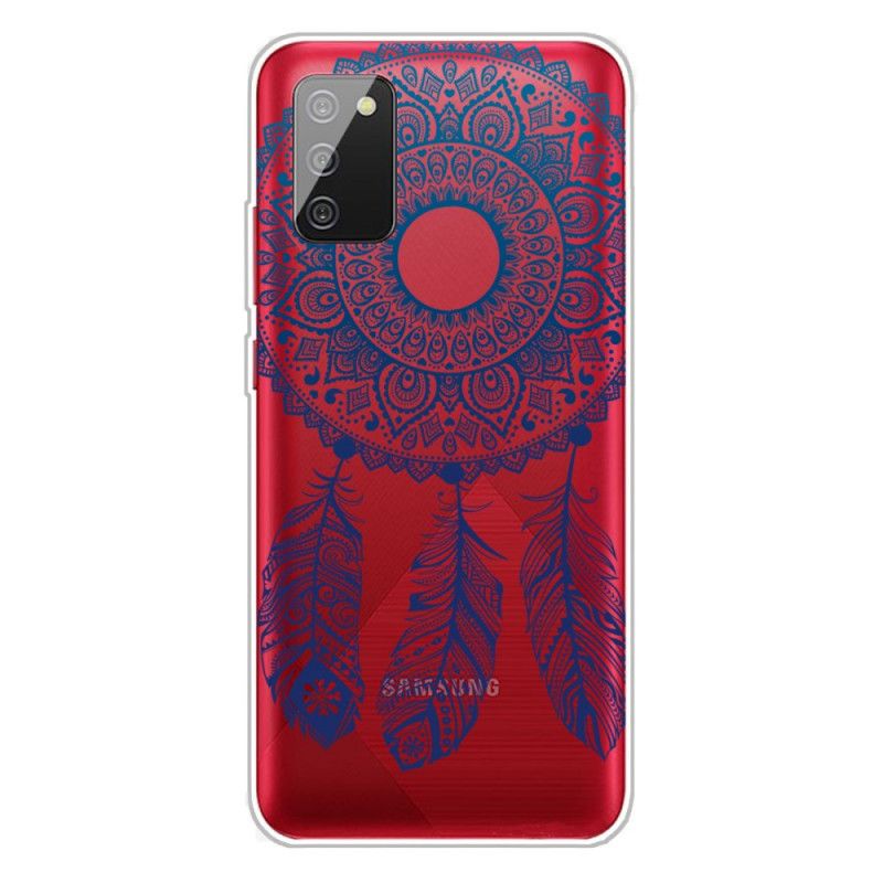 Hoesje voor Samsung Galaxy A02s Unieke Bloemenmandala