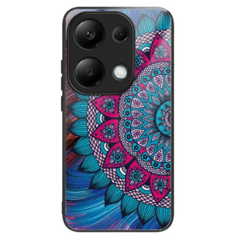 Case Hoesje Xiaomi Redmi Note 13 Pro 4g Telefoonhoesje Mandala Gehard Glas