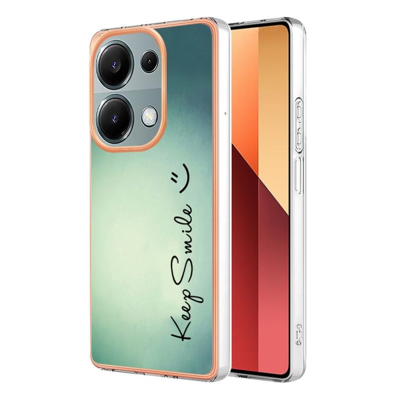 Cover Hoesje Xiaomi Redmi Note 13 Pro 4g Telefoonhoesje Blijf Lachen