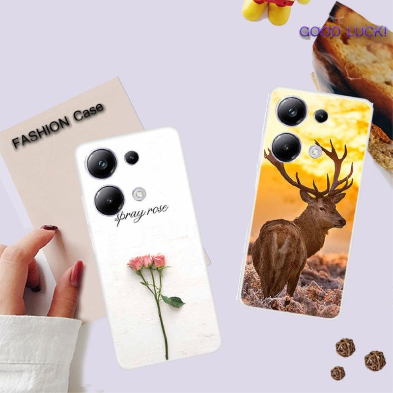 Cover Hoesje Xiaomi Redmi Note 13 Pro 4g Telefoonhoesje Kleurrijk Patroon