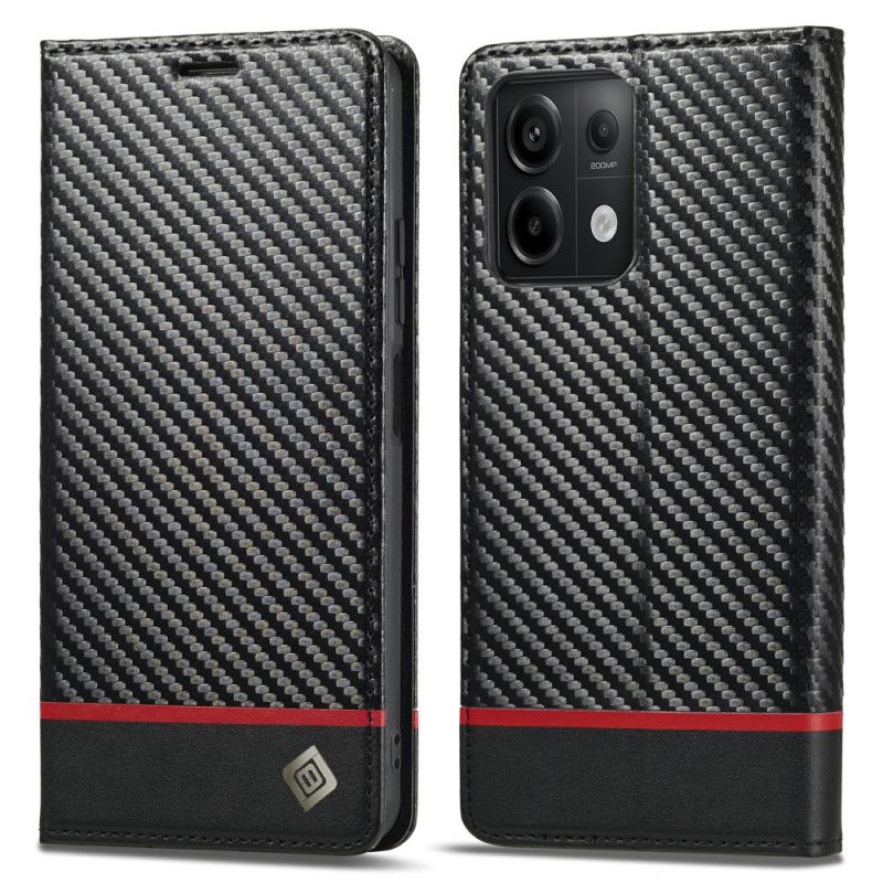 Folio-hoesje Voor Xiaomi Redmi Note 13 Pro 4g Koolstofvezel Lc.imeeke