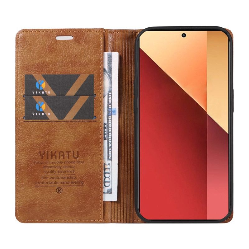 Folio-hoesje Voor Xiaomi Redmi Note 13 Pro 4g Vintage Yikatu