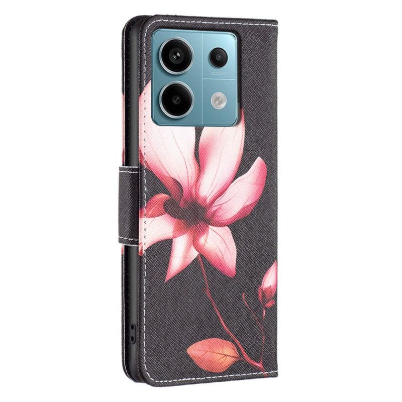 Folio-hoesje Xiaomi Redmi Note 13 Pro 4g Telefoonhoesje Lotus