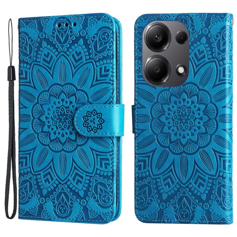 Folio-hoesje Xiaomi Redmi Note 13 Pro 4g Telefoonhoesje Mandala Met Bandje