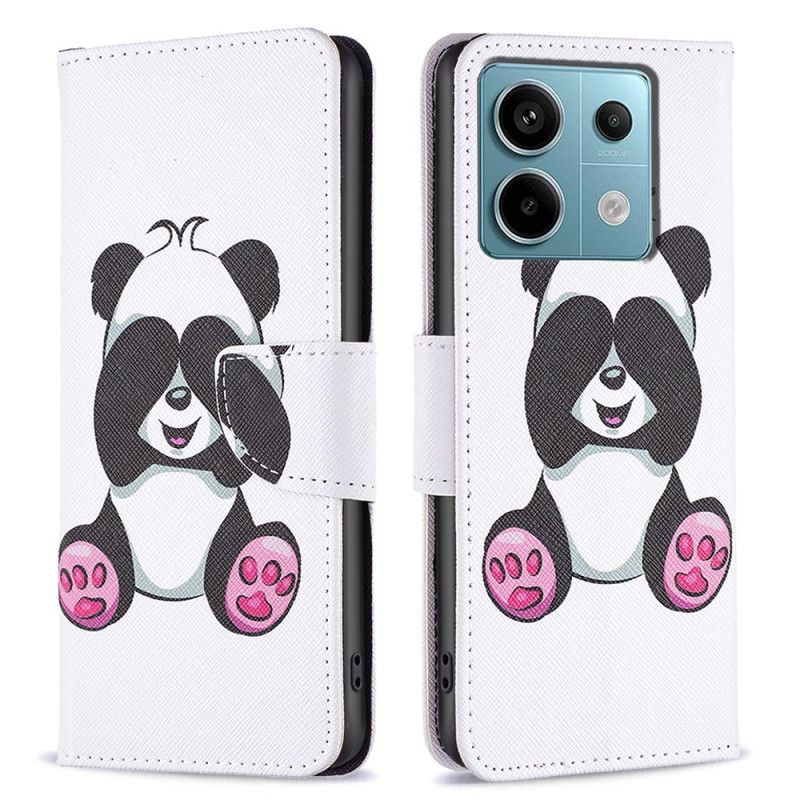 Folio-hoesje Xiaomi Redmi Note 13 Pro 4g Telefoonhoesje Pandapatroon