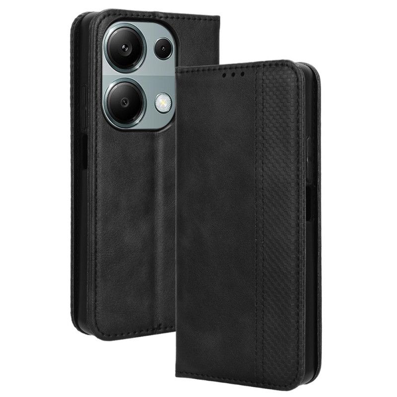 Folio-hoesje Xiaomi Redmi Note 13 Pro 4g Vintagestijl Bescherming Hoesje