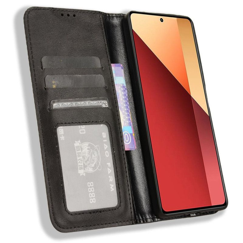 Folio-hoesje Xiaomi Redmi Note 13 Pro 4g Vintagestijl Bescherming Hoesje