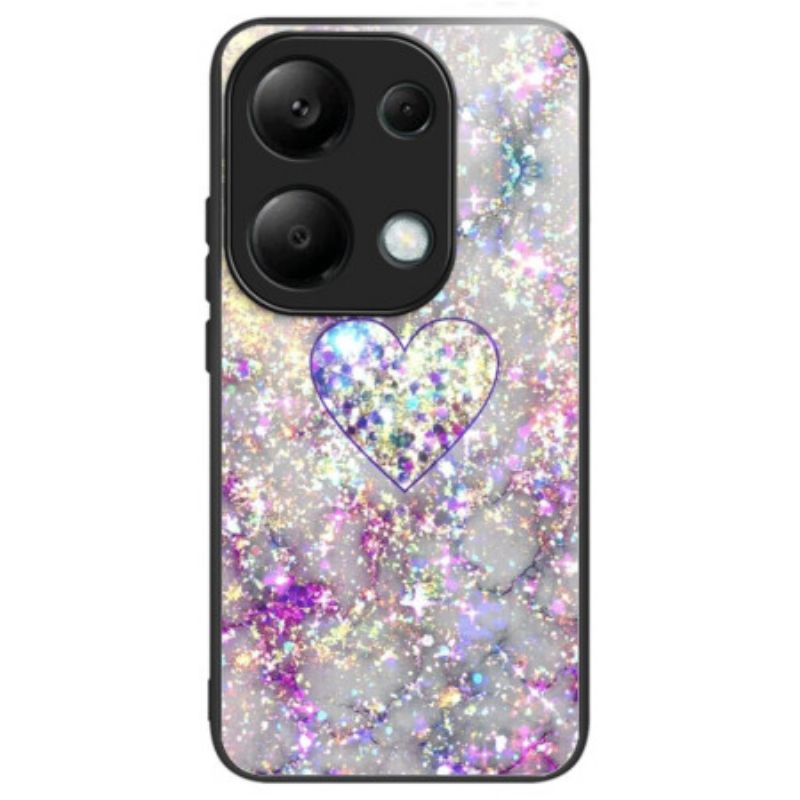 Hoesje Xiaomi Redmi Note 13 Pro 4g Hartglitter Van Gehard Glas